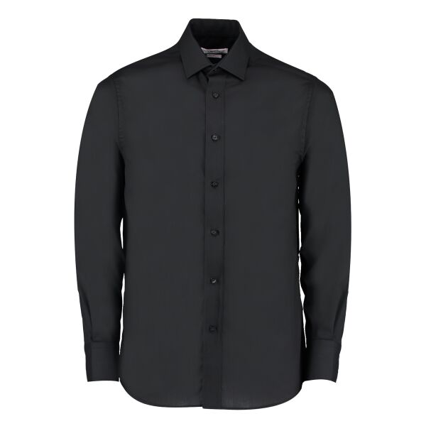 Tailored business shirt long-sleeved (tailored fit) Thumbnail