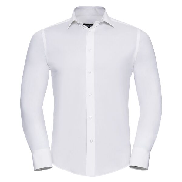Long sleeve easycare fitted shirt Thumbnail