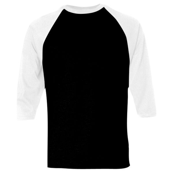 Canvas Unisex 3/4 Sleeve Baseball Tee Thumbnail