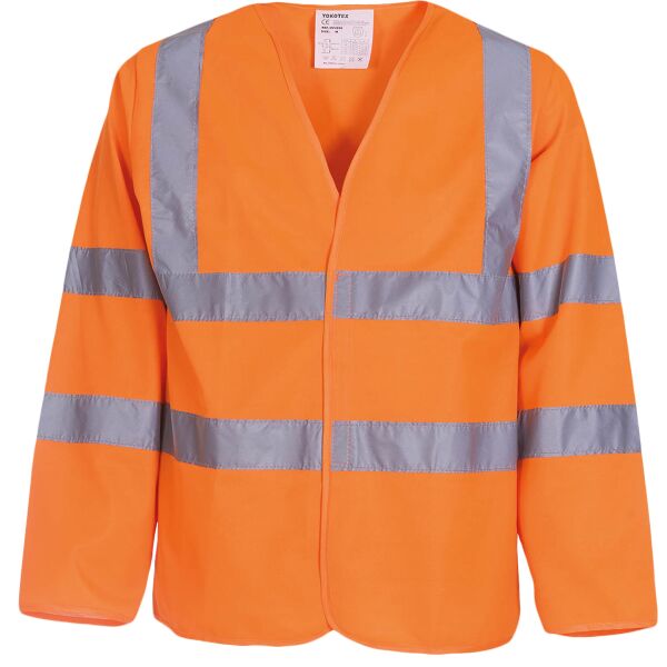 Hi-vis long sleeve waistcoat (HVJ200) Thumbnail