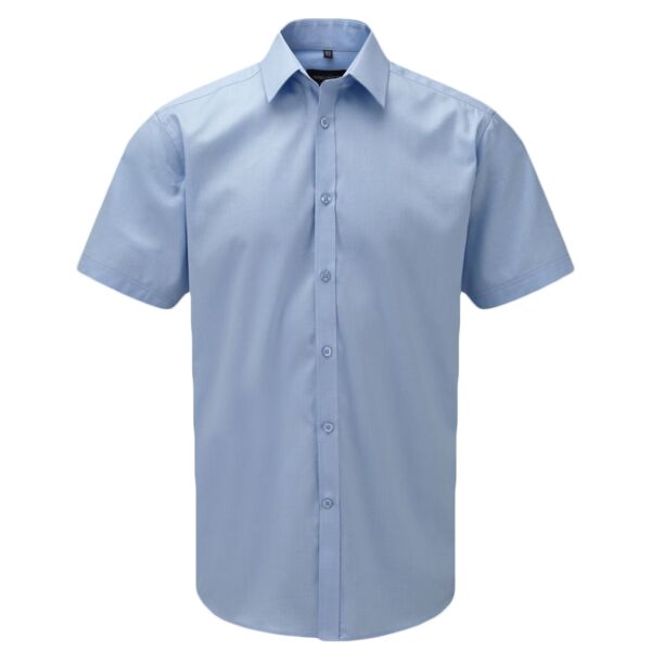 Russell Athletic Collection Short Sleeve Herringbone Shirt Thumbnail