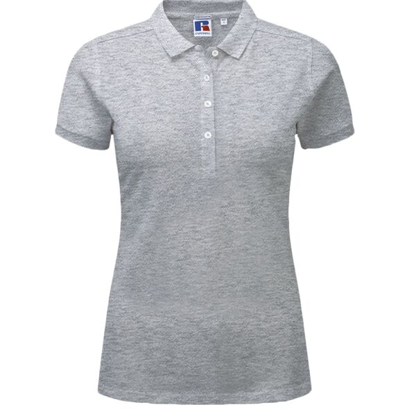 Russell Ladies Stretch Piqué Polo Shirt Thumbnail