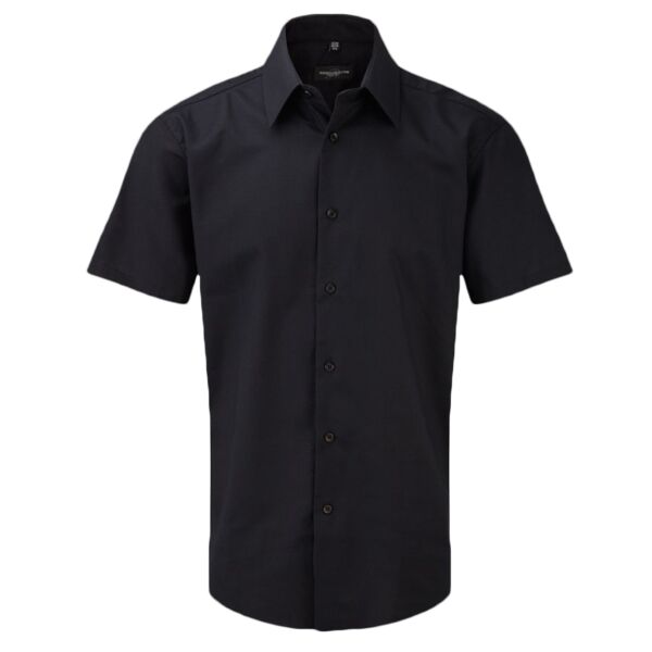 Russell Athletic Collection Short Sleeve Tailored Oxford Shirt Thumbnail