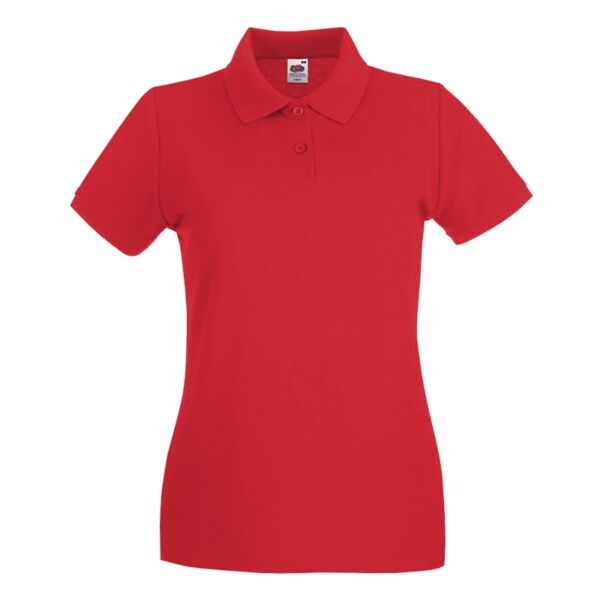 Fruit of the Loom Lady-Fit Premium Cotton Piqué Polo Shirt Thumbnail