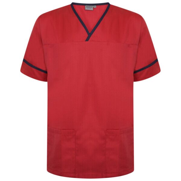 Contrast Trim Smart Scrub top  Thumbnail