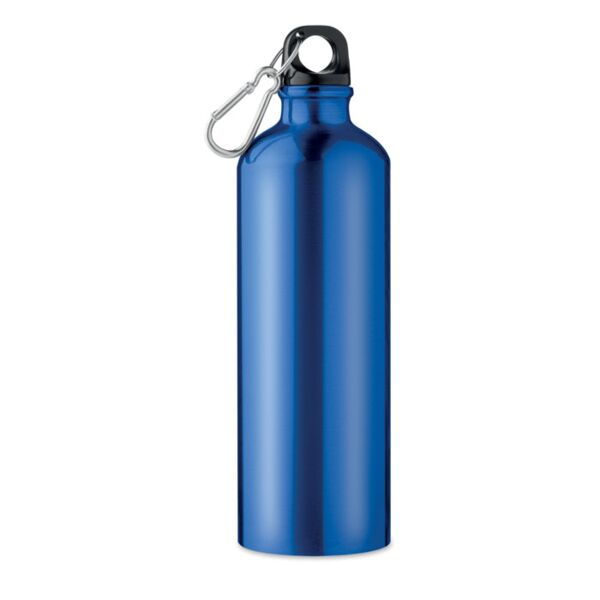 Single wall aluminium bottle with carabineer. Thumbnail