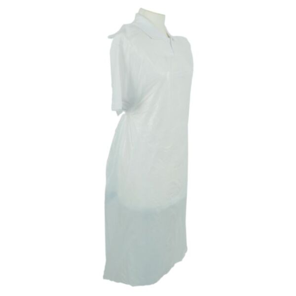Shield A2W/R White Standard Length Disposable Aprons on a Roll Thumbnail