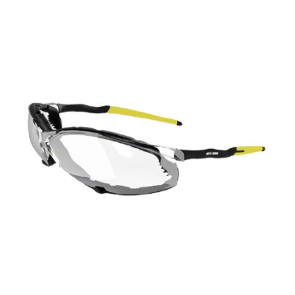 Safety glasses with removable foam padding for extra comfort and protection Thumbnail