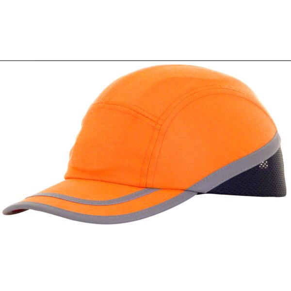 Beeswift Safety Baseball Cap With Retro Reflective Tape Orange Thumbnail